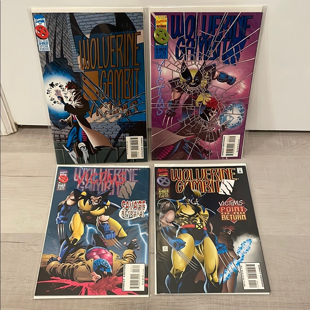 Marvel Comics - Wolverine/ Gambit ‘Victims’ 1995 - 
4 issue series